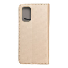 Atverčiamas dėklas, skirtas „Samsung A13 4G Smart Case Book“, auksinis Atverčiamas dėklas, skirtas „Samsung A13 4G Smart Case Book“, auksinis