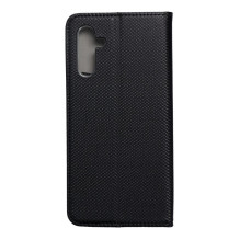 Atverčiamas dėklas, skirtas „Samsung A13 5G / A04S Smart Case Book“, juodas