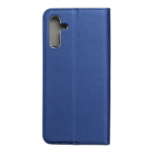 Atverčiamas dėklas, skirtas „Samsung A13 5G / A04S Smart Case Book“, tamsiai mėlynas