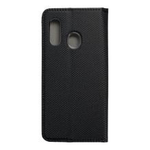 Atverčiamas dėklas, skirtas „Samsung A40 Smart Case Book“, juodas