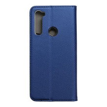Atverčiamas dėklas, skirtas „Xiaomi Redmi NOTE 8T Smart Case Book“, tamsiai mėlynas Atverčiamas dėklas, skirtas „Xiaomi Redmi NOTE 8T Smart Case Book“, tamsiai mėlynas