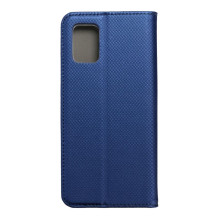 Atverčiamas dėklas, skirtas „Samsung A51 5G Smart Case Book“, tamsiai mėlynas