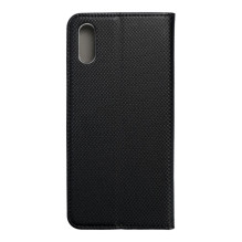 Atverčiamas dėklas, skirtas „Xiaomi Redmi 9A Smart Case Book“, juodas Atverčiamas dėklas, skirtas „Xiaomi Redmi 9A Smart Case Book“, juodas