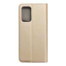 Atverčiamas dėklas, skirtas „Samsung A52 LTE / A52 5G / A52S Smart Case Book“, auksinis