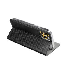 Atverčiamas dėklas, skirtas „Samsung Xcover 6 PRO Smart Case Book“, juodas