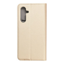 Atverčiamas dėklas, skirtas „Samsung A54 5G Smart Case Book“, auksinis Atverčiamas dėklas, skirtas „Samsung A54 5G Smart Case Book“, auksinis