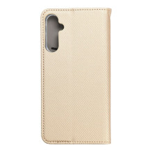 Atverčiamas dėklas, skirtas „Samsung A34 5G Smart Case Book“, auksinis Atverčiamas dėklas, skirtas „Samsung A34 5G Smart Case Book“, auksinis