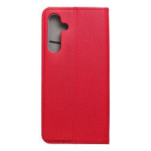 Atverčiamas dėklas, skirtas „Samsung A16 Smart Case Book“, raudonas Atverčiamas dėklas, skirtas „Samsung A16 Smart Case Book“, raudonas