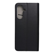 Atverčiamas dėklas, skirtas „Samsung A56 5G Smart Case Book“, juodas Atverčiamas dėklas, skirtas „Samsung A56 5G Smart Case Book“, juodas