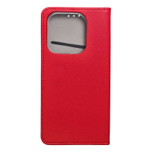 Flip case for Xiaomi Redmi NOTE 14 4G (GLOBAL - 163,25mm x 76,55mm x 8,16mm) Smart Case Book red
