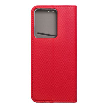 Atverčiamas dėklas, skirtas „Realme 14T 5G Smart Case Book“, raudonas Atverčiamas dėklas, skirtas „Realme 14T 5G Smart Case Book“, raudonas