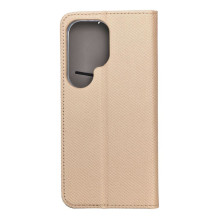 Atverčiamas dėklas, skirtas „Samsung S26 ULTRA Smart Case Book“, auksinis