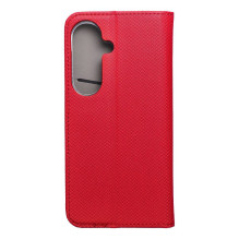 Atverčiamas dėklas, skirtas „Samsung S26 Smart Case Book“, raudonas