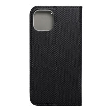 Atverčiamas dėklas, skirtas „iPhone 13 Smart Case Book“, juodas