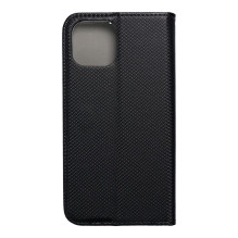 Atverčiamas dėklas, skirtas „iPhone 14 Smart Case Book“, juodas