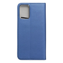 Atverčiamas dėklas, skirtas Motorola G24 Smart Case Book, tamsiai mėlynas