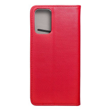 Atverčiamas dėklas, skirtas Motorola G35 5G Smart Case Book, raudonas Atverčiamas dėklas, skirtas Motorola G35 5G Smart Case Book, raudonas