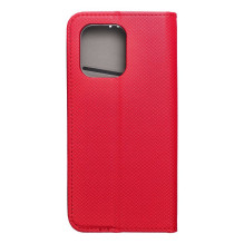 Atverčiamas dėklas Motorola EDGE 50 NEO Smart Case Book, raudonas