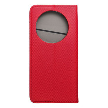 Atverčiamas dėklas, skirtas Oppo Reno 12F Smart Case Book, raudonas Atverčiamas dėklas, skirtas Oppo Reno 12F Smart Case Book, raudonas