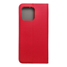 Atverčiamas dėklas, skirtas Motorola G56 5G Smart Case Book, raudonas Atverčiamas dėklas, skirtas Motorola G56 5G Smart Case Book, raudonas