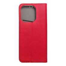 Atverčiamas dėklas Oppo Reno A5 PRO 5G Smart Case Book, raudonas Atverčiamas dėklas Oppo Reno A5 PRO 5G Smart Case Book, raudonas