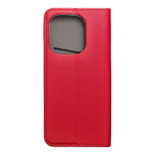 Atverčiamas dėklas, skirtas Oppo A5x Smart Case Book, raudonas