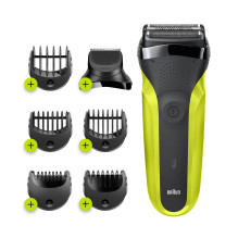 BRAUN Series 3 el.skuveklis 300BT Green 300BT Green