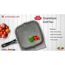 Ballarini Grill pan Cortina Granitium 28x28cm / 4.0mm