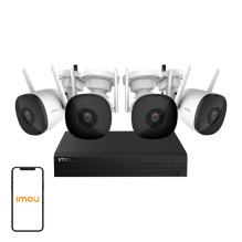 Stebėjimo Rinkinys - IMOU Kit-Pro WiFi CCTV Stebėjimo Rinkinys, 4 Kameros, 1 TB HDD, Full HD, Juoda