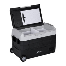Šaldytuvas - Hcalory D55M+ 55L Dviejų Zonų Automobilinis Šaldytuvas - Bluetooth Valdymas, -20°C iki 20°C, Juodas Šaldytuvas - Hcalory D55M+ 55L Dviejų Zonų Automobilinis Šaldytuvas - Bluetooth Valdymas, -20°C iki 20°C, Juodas
