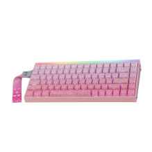 HERO84 HE PINK+Gradient+Contour Dragon King RGB AULA gasket keyboard