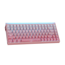 HERO84 HE PINK+Gradient+Contour Dragon King RGB AULA gasket keyboard