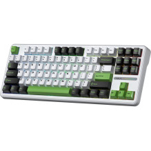 AULA Gasket F87 Thunder Black GrayWoodV3 RGB Keyboard
