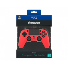 Nacon Žaidimų Kompaktiškas Valdiklis PS4 Raudonas