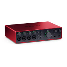 Garso sąsaja - Focusrite Scarlett 18i20 4-osios kartos, 4 XLR įėjimai, USB Type-C, Juoda Garso sąsaja - Focusrite Scarlett 18i20 4-osios kartos, 4 XLR įėjimai, USB Type-C, Juoda