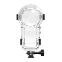 Kameros Dėklas - Puluz Vandeniui Atsparus Dėklas Insta360 X5 Kamerai, 60m Gylis, PMMA objektyvas su antirefleksine danga