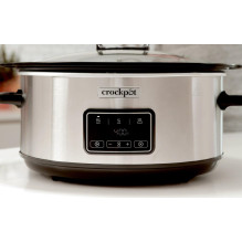 Lėtas Virimas - Crock-Pot CSC112X 6.5L Su Skaitmeniniu Jutikliniu Valdymu Sidabrinė Lėtas Virimas - Crock-Pot CSC112X 6.5L Su Skaitmeniniu Jutikliniu Valdymu Sidabrinė
