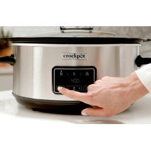 Lėtas Virimas - Crock-Pot CSC112X 6.5L Su Skaitmeniniu Jutikliniu Valdymu Sidabrinė Lėtas Virimas - Crock-Pot CSC112X 6.5L Su Skaitmeniniu Jutikliniu Valdymu Sidabrinė
