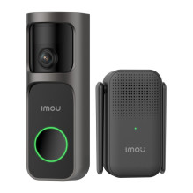 Vaizdo durų skambutis - IMOU 3-Pack Bevielis vaizdo skambutis 4 MP, 360° vaizdas, 5000 mAh baterija, balta