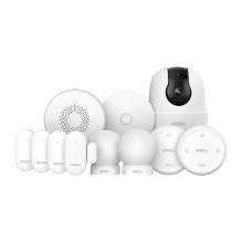 Namų Signalizacijos Rinkinys - IMOU Home Alarm Kit 11 Ranger 2C, Gateway, Jutikliai, Sirena, Kamera, Wi-Fi, Juoda