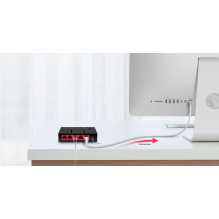 Tinklo Jungiklis - Mercusys 5-Port Gigabit Ethernet Jungiklis 10 Gbit / s Stalo Juodas Tinklo Jungiklis - Mercusys 5-Port Gigabit Ethernet Jungiklis 10 Gbit / s Stalo Juodas
