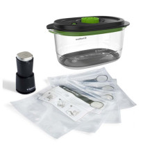 Maisto vakuuminis sandariklis - FoodSaver VS1199X Rankinis vakuuminis siurblys, mygtukų valdymas, lengva valyti, juodas Maisto vakuuminis sandariklis - FoodSaver VS1199X Rankinis vakuuminis siurblys, mygtukų valdymas, lengva valyti, juodas