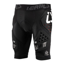 Apsauginės Kelnės - Leatt Impact Shorts 3DF 4.0 Su Paminkštinta Chamois Įdėklu, Dydis L, Juoda