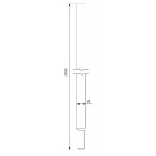 Įžeminimo strypas AH Hardt D16 1500MM, 16 mm