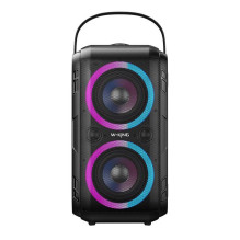 Garsiakalbis - W-KING T9-2 80W RMS, 10000mAh, Bluetooth 5.0, IPX6 Atsparus Vandeniui Juodas