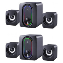 Garsiakalbis - Defender V14 2.1 Bluetooth 11W USB Garsiakalbiai 150-18000 Hz Juodas Garsiakalbis - Defender V14 2.1 Bluetooth 11W USB Garsiakalbiai 150-18000 Hz Juodas