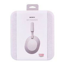 „Sony WH-1000XM5“ laidinės ir belaidės ausinės su galvos lankeliu, skambučiams / muzikai, „Bluetooth“, sidabrinės