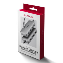 I / O HUB USB-C 3P HDMI DP / 0.15M HMC-CUB83X2 AXAGON