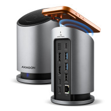Įvesties / išvesties šakotuvas USB-C 9IN1 WRL / 0.6M HMC-WL9 AXAGON