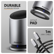 Įvesties / išvesties šakotuvas USB-C 9IN1 WRL / 0.6M HMC-WL9 AXAGON